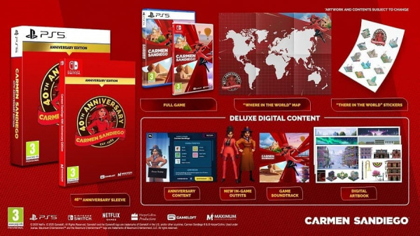 Carmen Sandiego - 40th Anniversary Edition (PS5, английская версия) - интернет-магазин GameShock г. Челябинск