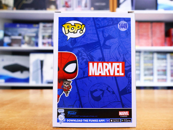 Фигурка Funko POP! Marvel: Spider-Man with Sandwich the Dog (Exc) 1449 - интернет-магазин GameShock г. Челябинск Фигурка Funko POP! Marvel: Spider-Man with Sandwich the Dog (Exc) 1449 - интернет-магазин GameShock г. Челябинск