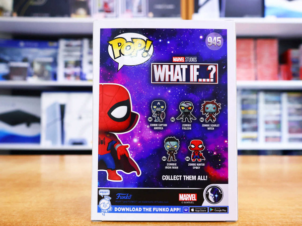 Фигурка Funko POP! Marvel What If...? Zombie Hunter Spidey 945 - интернет-магазин GameShock г. Челябинск Фигурка Funko POP! Marvel What If...? Zombie Hunter Spidey 945 - интернет-магазин GameShock г. Челябинск