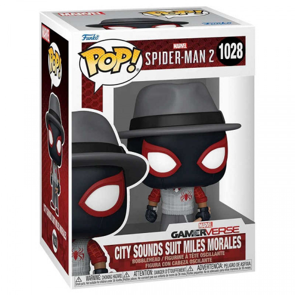 Фигурка Funko POP! Spider-Man 2: City Sounds Suit Miles Morales 1028 - интернет-магазин GameShock г. Челябинск Фигурка Funko POP! Spider-Man 2: City Sounds Suit Miles Morales 1028 - интернет-магазин GameShock г. Челябинск
