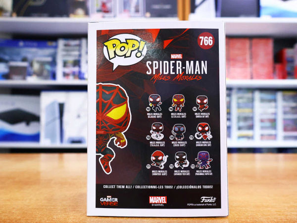 Фигурка Funko POP! Marvel Spider-Man: Miles Morales (S.T.R.I.K.E. Suit) 766 - интернет-магазин GameShock г. Челябинск Фигурка Funko POP! Marvel Spider-Man: Miles Morales (S.T.R.I.K.E. Suit) 766 - интернет-магазин GameShock г. Челябинск