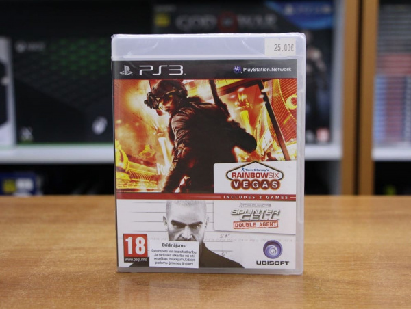 Tom Clancy's Splinter Cell: Double Agent + Ranbow Six Vegas [PS3, английская версия] - интернет-магазин GameShock г. Челябинск