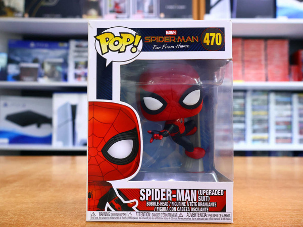 Фигурка Funko POP! Spider Man Far From Home: Spider-Man (Upgraded) 470 - интернет-магазин GameShock г. Челябинск