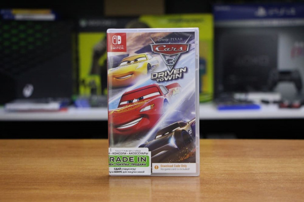 Тачки 3 (Cars): Навстречу победе (код загрузки) (Nintendo Switch, русские субтитры) - интернет-магазин GameShock г. Челябинск