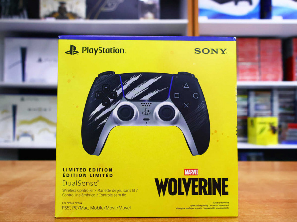 Геймпад Sony DualSense - Marvel's Wolverine Adamantium Limited Edition (PS5) - интернет-магазин GameShock г. Челябинск