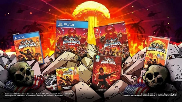 Broforce - Deluxe Edition [PS4, английская версия] - интернет-магазин GameShock г. Челябинск
