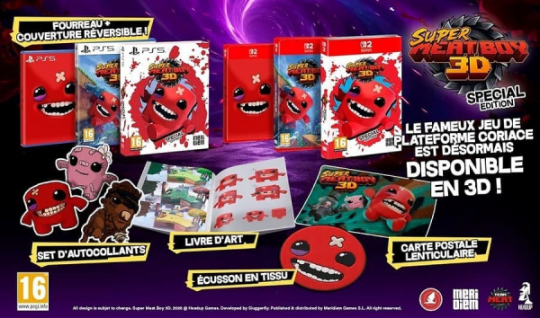 Super Meat Boy 3D - Special Edition (PS5, русские субтитры) - интернет-магазин GameShock г. Челябинск