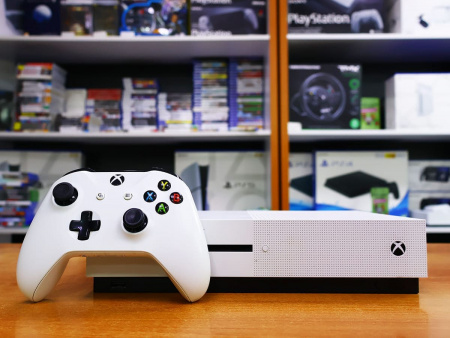 Xbox One S 500Gb White [БУ] - интернет-магазин GameShock г. Челябинск