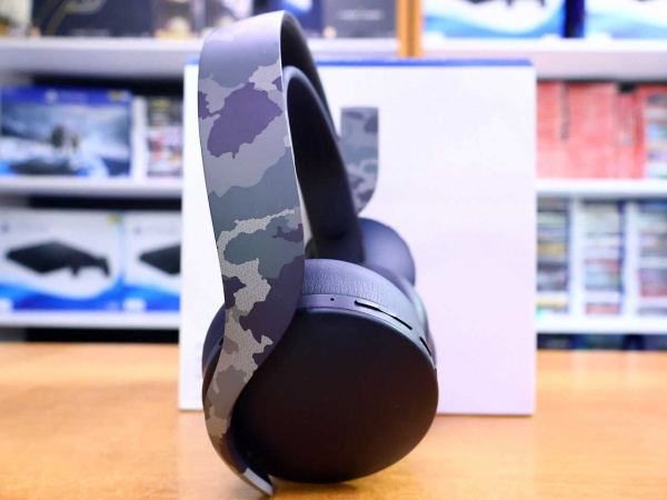 Гарнитура беспроводная Sony PlayStation PULSE 3D wireless headset Grey Camouflage (CFI-ZWH1) (PS5) (БУ) - интернет-магазин GameShock г. Челябинск