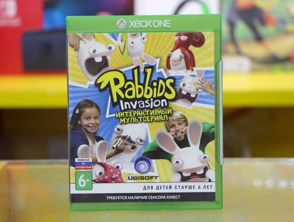 Rabbids Invasion (только для MS Kinect) (Xbox One, РУС, БУ) - интернет-магазин GameShock г. Челябинск