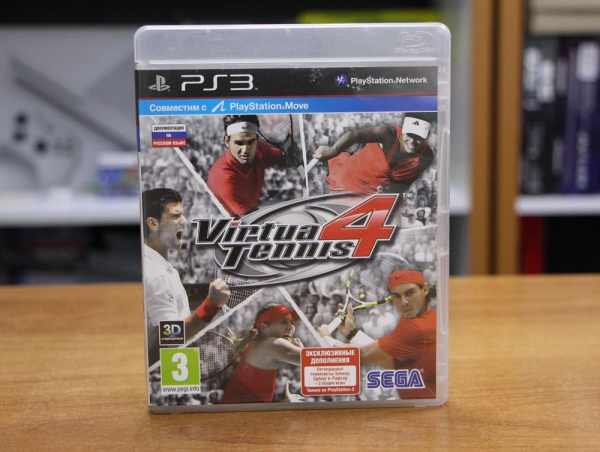 Virtua Tennis 4 (PS3, АНГЛ, БУ) - интернет-магазин GameShock г. Челябинск