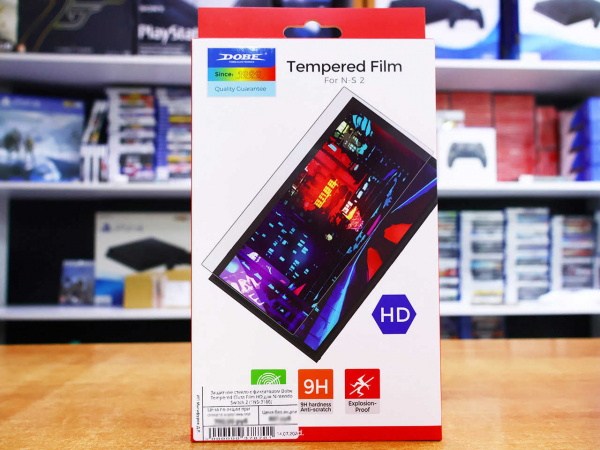 Защитное стекло с фиксатором Dobe Tempered Glass Film HD для Nintendo Switch 2 (TNS-3166) - интернет-магазин GameShock г. Челябинск Защитное стекло с фиксатором Dobe Tempered Glass Film HD для Nintendo Switch 2 (TNS-3166) - интернет-магазин GameShock г. Челябинск