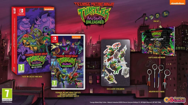 Teenage Mutant Ninja Turtles: Mutants Unleashed - Deluxe Edition (Nintendo Switch, английская версия) - интернет-магазин GameShock г. Челябинск