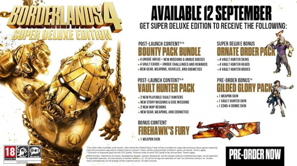 Borderlands 4 - Super Deluxe Edition [PS5, русские субтитры] - интернет-магазин GameShock г. Челябинск