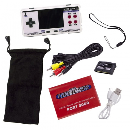 Игровая приставка Retro Genesis Port 3000 (винтажный белый) - интернет-магазин GameShock г. Челябинск