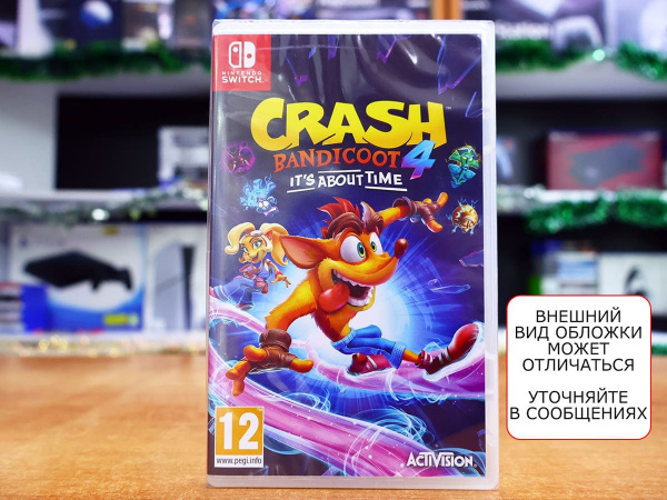 Crash Bandicoot 4: It's About Time (Это Вопрос Времени) (Nintendo Switch, русские субтитры) - интернет-магазин GameShock г. Челябинск Crash Bandicoot 4: It's About Time (Это Вопрос Времени) (Nintendo Switch, русские субтитры) - интернет-магазин GameShock г. Челябинск