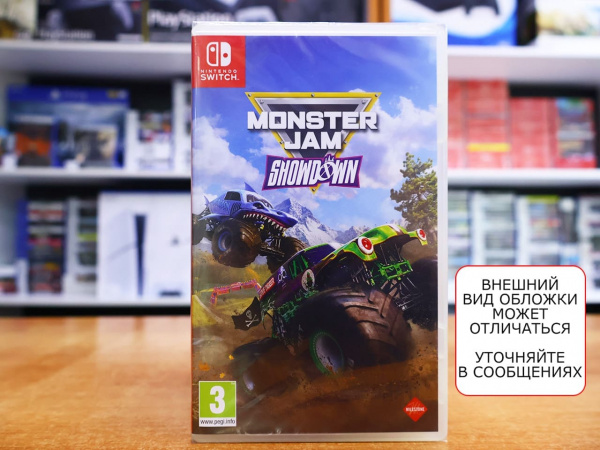 Monster Jam Showdown (Nintendo Switch, английская версия) - интернет-магазин GameShock г. Челябинск