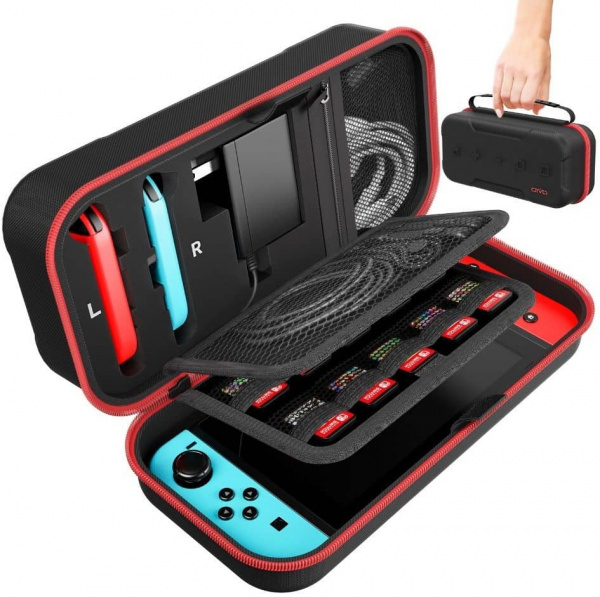 Защитная сумка чехол Carry Case для Nintendo Switch/Switch OLED Oivo IV-SW178 Purple - интернет-магазин GameShock г. Челябинск