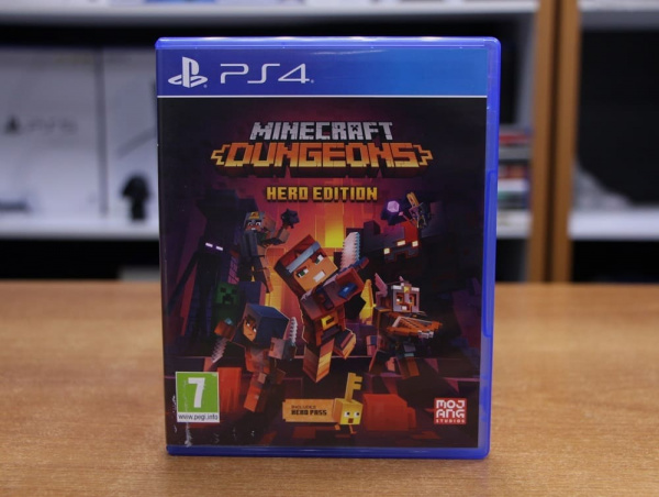 Minecraft Dungeons: Hero Edition (PS4, РУС, БУ) - интернет-магазин GameShock г. Челябинск