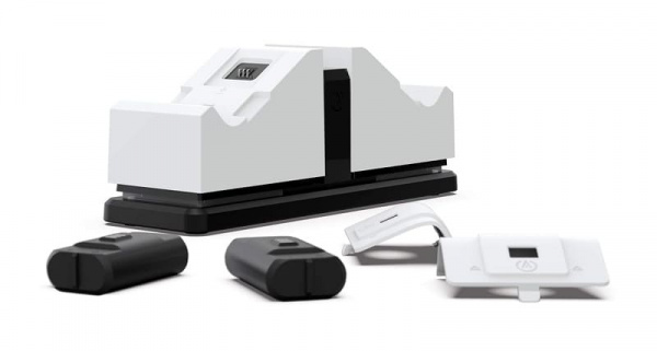 Зарядная станция PowerA Twin Charging для 2-х геймпадов Xbox One/Series (белая) - интернет-магазин GameShock г. Челябинск