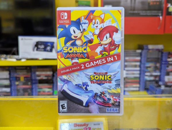 Team Sonic Racing + Sonic Mania (Double Pack) (Nintendo Switch, РУС, БУ) - интернет-магазин GameShock г. Челябинск