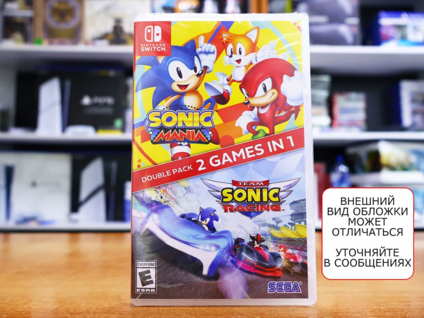 Team Sonic Racing + Sonic Mania (Double Pack) (Nintendo Switch, английская версия) - интернет-магазин GameShock г. Челябинск
