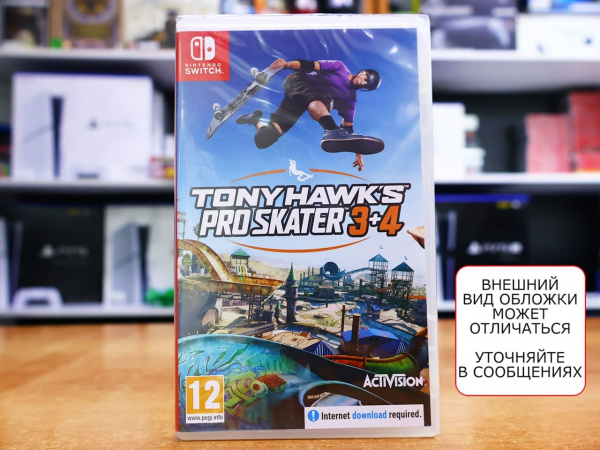 Tony Hawk's Pro Skater 3 + 4 (Nintendo Switch, английская версия) - интернет-магазин GameShock г. Челябинск