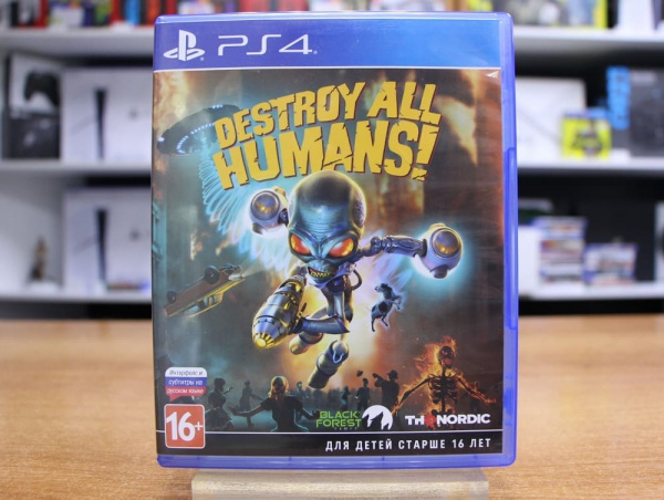 Destroy All Humans! (PS4, РУС, БУ) - интернет-магазин GameShock г. Челябинск