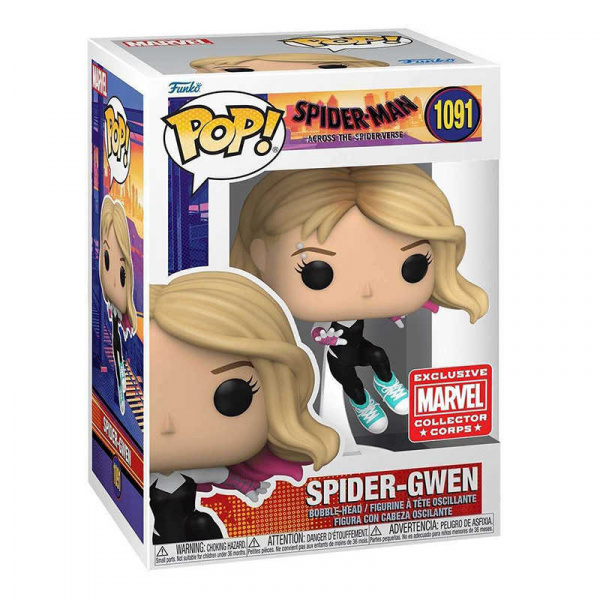 Фигурка Funko POP! Spider Man: ATSV Spider-Gwen (Collection Corps Exc) 1091 - интернет-магазин GameShock г. Челябинск