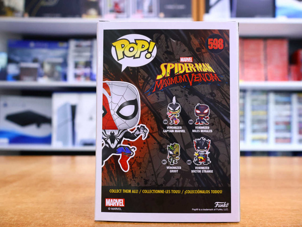 Фигурка Funko POP! Marvel Spider-Man Maximum Venom: Venomized Spider-Man 598 - интернет-магазин GameShock г. Челябинск