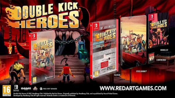 Double Kick Heroes - Steelbook Edition [Nintendo Switch, русские субтитры] - интернет-магазин GameShock г. Челябинск