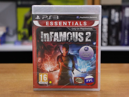 Infamous 2 (Essentials) (PS3, РУС) - интернет-магазин GameShock г. Челябинск