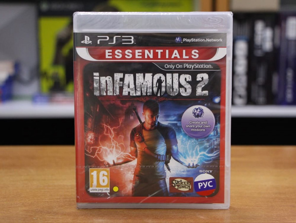 Infamous 2 (Essentials) (PS3, РУС) - интернет-магазин GameShock г. Челябинск