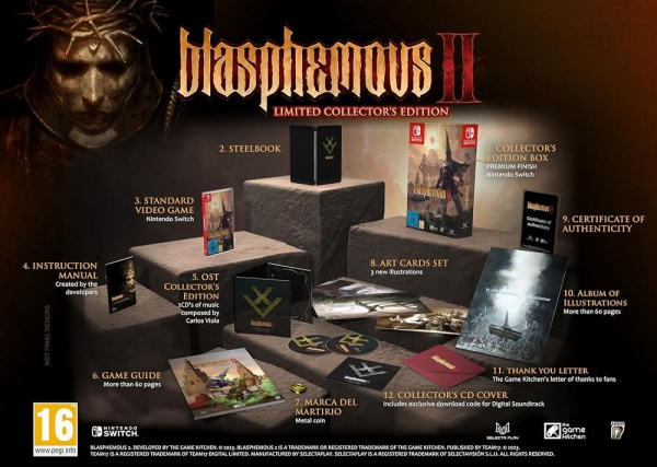 Blasphemous 2 (II) - Collector's Edition [Nintendo Switch, русские субтитры] - интернет-магазин GameShock г. Челябинск