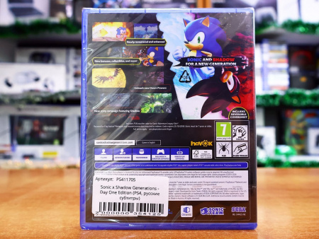 Sonic x Shadow Generations - Day One Edition (PS4, русские субтитры) - интернет-магазин GameShock г. Челябинск