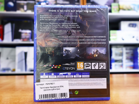 Terminator: Resistance (PS4, русские субтитры) - интернет-магазин GameShock г. Челябинск