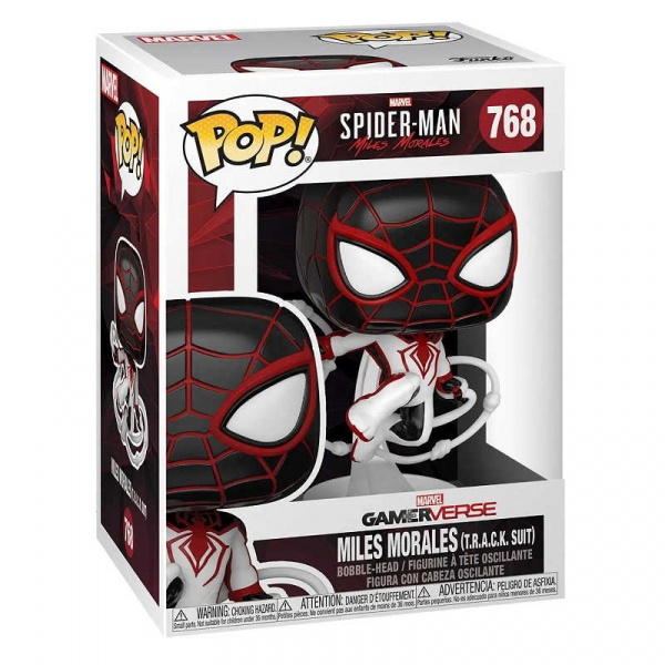 Фигурка Funko POP! Marvel Games: Miles Morales T.R.A.C.K. Suit 768 - интернет-магазин GameShock г. Челябинск Фигурка Funko POP! Marvel Games: Miles Morales T.R.A.C.K. Suit 768 - интернет-магазин GameShock г. Челябинск