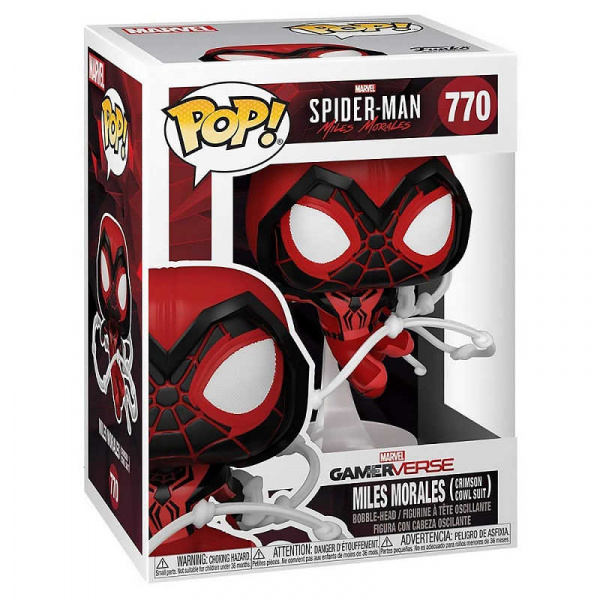 Фигурка Funko POP! Marvel: Miles Morales (Crimson Cowl Suit) 770 - интернет-магазин GameShock г. Челябинск Фигурка Funko POP! Marvel: Miles Morales (Crimson Cowl Suit) 770 - интернет-магазин GameShock г. Челябинск