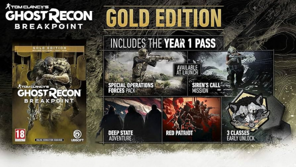 Tom Clancy's Ghost Recon: Breakpoint - Gold Edition [PS4, английская версия] - интернет-магазин GameShock г. Челябинск