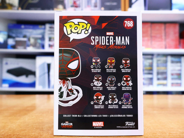 Фигурка Funko POP! Marvel Games: Miles Morales T.R.A.C.K. Suit 768 - интернет-магазин GameShock г. Челябинск Фигурка Funko POP! Marvel Games: Miles Morales T.R.A.C.K. Suit 768 - интернет-магазин GameShock г. Челябинск