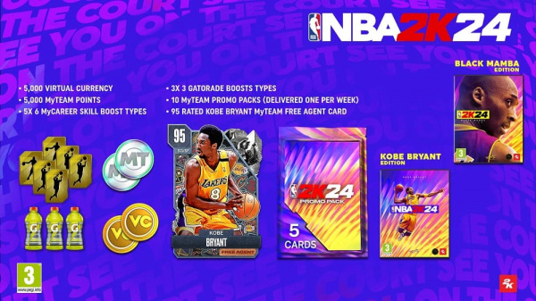 NBA 2K24 Black Mamba Edition [PS4, английская версия] - интернет-магазин GameShock г. Челябинск