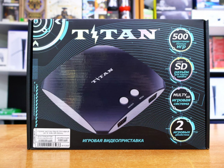 Игровая приставка Magistr Titan черный (2в1 8+16 Bit) SD +500 игр - интернет-магазин GameShock г. Челябинск