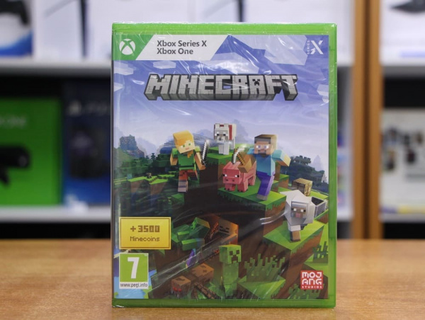 Minecraft + 3 500 Minecoins (Xbox One/Series X, русская версия) - интернет-магазин GameShock г. Челябинск Minecraft + 3 500 Minecoins (Xbox One/Series X, русская версия) - интернет-магазин GameShock г. Челябинск