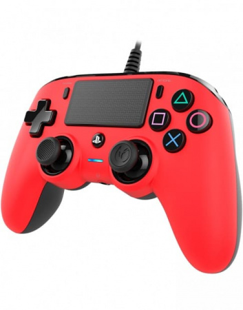 Геймпад проводной Nacon Wired Compact (PS4, PC) красный - интернет-магазин GameShock г. Челябинск