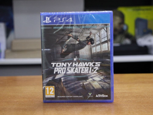 Tony Hawk's Pro Skater 1+2 (PS4, английская версия) - интернет-магазин GameShock г. Челябинск