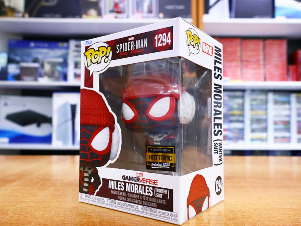 Фигурка Funko POP! Marvel. Spider-Man: Miles Morales (Winter Suit) (Exc) 1294 - интернет-магазин GameShock г. Челябинск