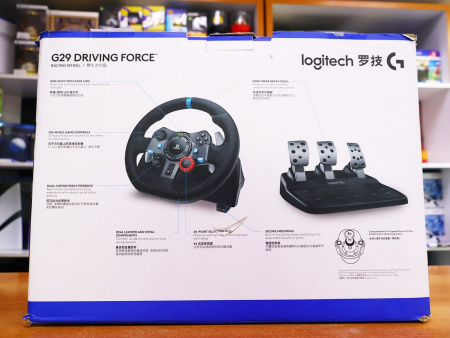 Игровой Руль Logitech G29 Driving Force PS4/PS5/PC (уценка) - интернет-магазин GameShock г. Челябинск Игровой Руль Logitech G29 Driving Force PS4/PS5/PC (уценка) - интернет-магазин GameShock г. Челябинск