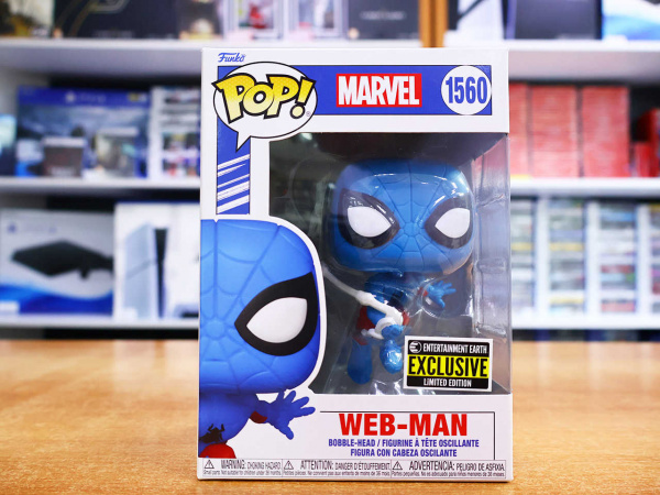 Фигурка Funko POP! Marvel: Web Man with Webbing (Exc) 1560 - интернет-магазин GameShock г. Челябинск Фигурка Funko POP! Marvel: Web Man with Webbing (Exc) 1560 - интернет-магазин GameShock г. Челябинск