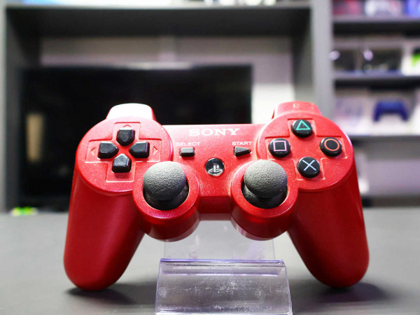 Геймпад Sony Playstation PS3 DualShock 3 Scarlet Red [БУ] - интернет-магазин GameShock г. Челябинск