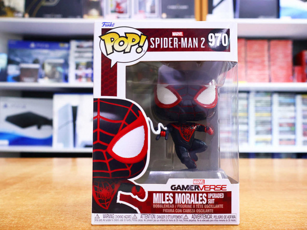 Фигурка Funko POP! Marvel. Spider-Man 2: Miles Morales Upgraded Suit 970 - интернет-магазин GameShock г. Челябинск Фигурка Funko POP! Marvel. Spider-Man 2: Miles Morales Upgraded Suit 970 - интернет-магазин GameShock г. Челябинск
